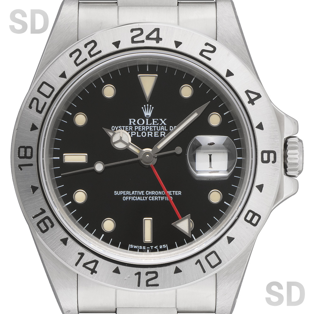 15050円 ロレックス ROLEX純正116570エクスプローラー2ダイアル 腕時計